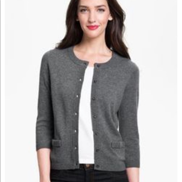 kate spade Sweaters - Kate Spade Wool & Cashmere Pocket Bow Cardigan